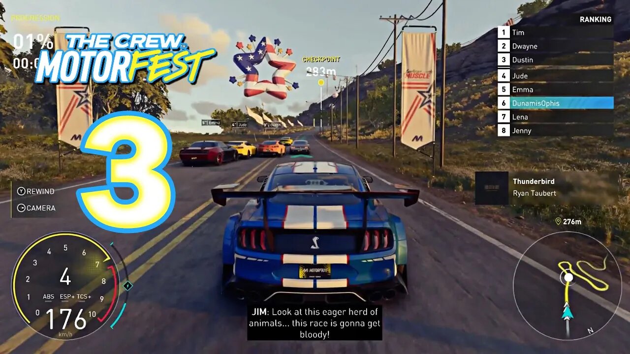 The Crew Motorfest Playthrough pt3 - American Muscle - Mustang GT500 & Off-road Monster Trucks