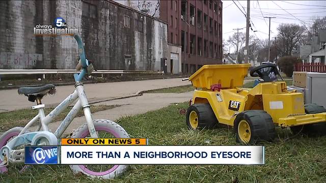 Concerns linger as fire prompts environmental testing at crumbling commercial building