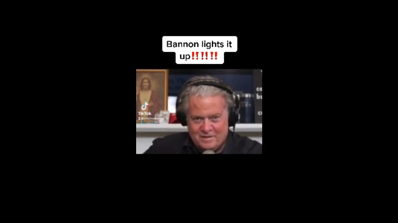 Bannon lights it up with a rant