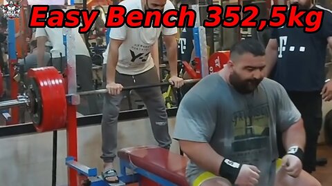 Strength Monster - Easy Bench Press 352,5kg/777lbs