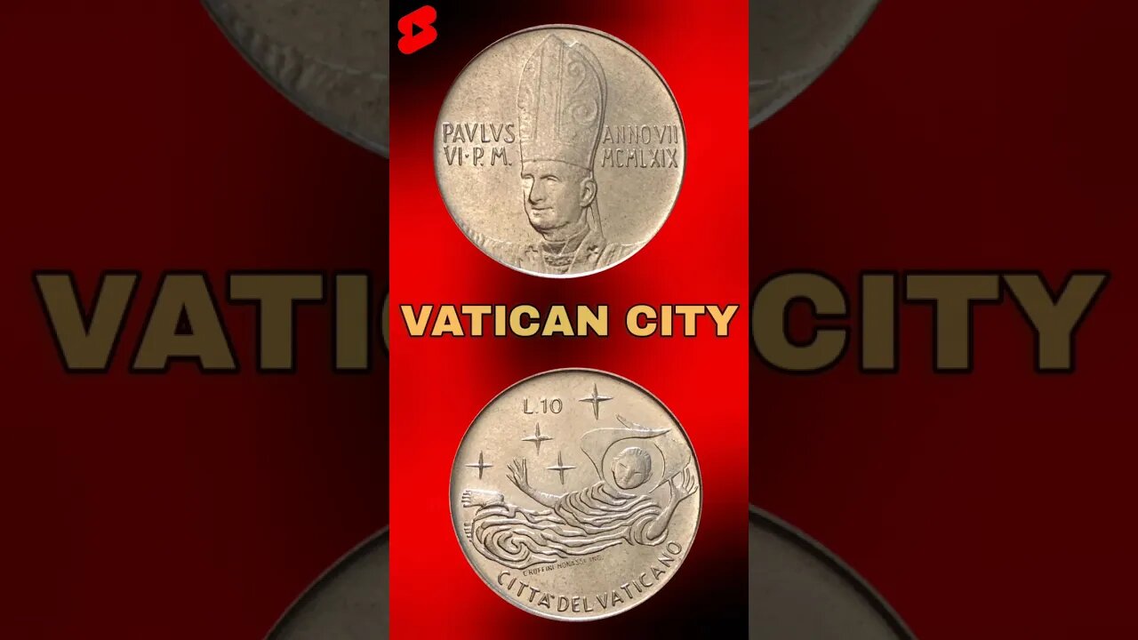 VATICAN CITY 10 LIRE 1969. #shorts #viral #coinnotesz