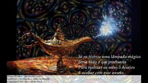 Se eu tivesse uma lâmpada mágica, desejaria o seu amor! [Poesia] [Frases e Poemas]