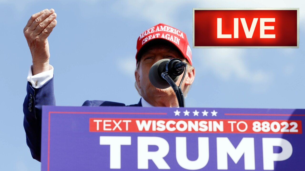 LIVE: DONALD TRUMP CAMPAIGNS, MILWAUKEE, WISCONSIN, 2024