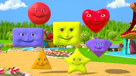 We are Shapes Song | Preschool Learning Videos & Nursery Rhymes | Cartoons by Little Treehouse