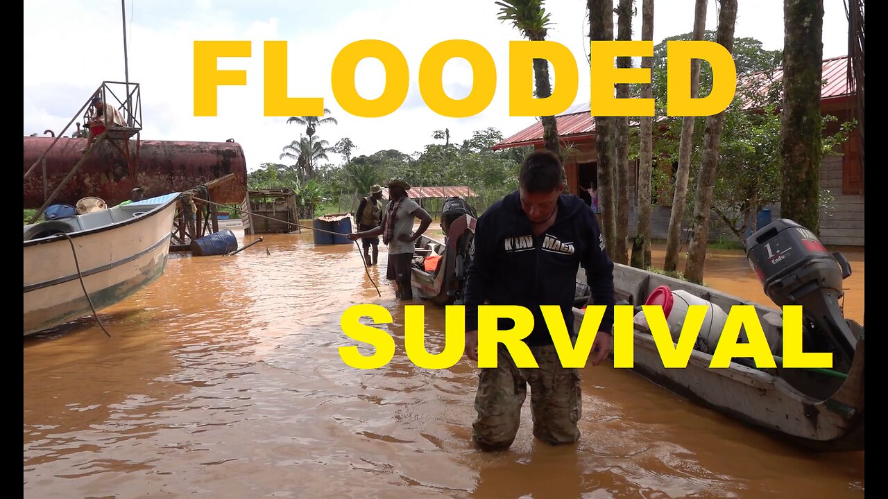 Surviving a Flooded Amazon Jungle - Rainy Season