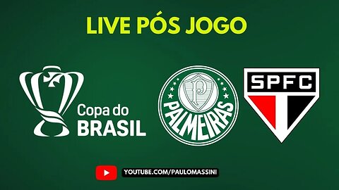 PÓS-JOGO PALMEIRAS 1 X 2 SÃO PAULO. PALMEIRAS ELIMINADO DA COPA DO BRASIL.