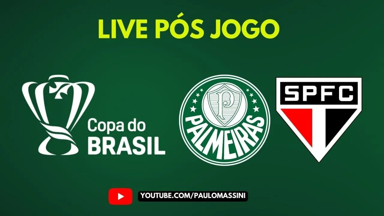 PÓS-JOGO PALMEIRAS 1 X 2 SÃO PAULO. PALMEIRAS ELIMINADO DA COPA DO BRASIL.