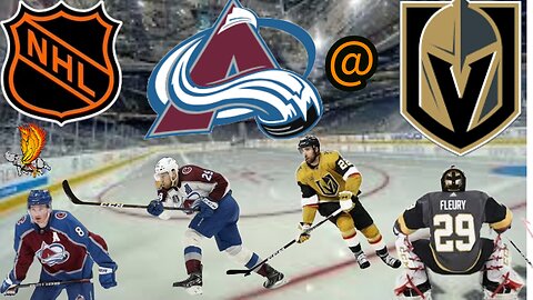 Colorado Avalanche Vs Vegas Golden Knights NHL: Play by Play and Watch Party