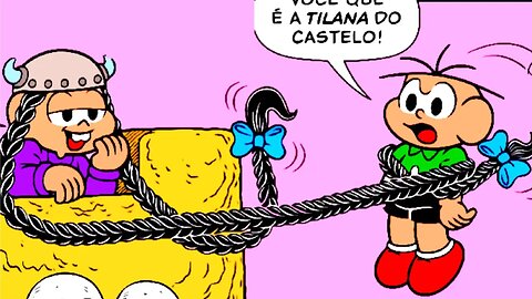 O CABELO COM GRANDES TRANÇAS MALIGNAS - QUADRINHOS DA TURMA DA MÔNICA