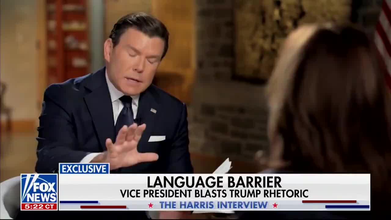 Bret Baier to Harris: ‘When Did You First Notice that Joe Biden’s Mental Faculties Appeared Diminished?’