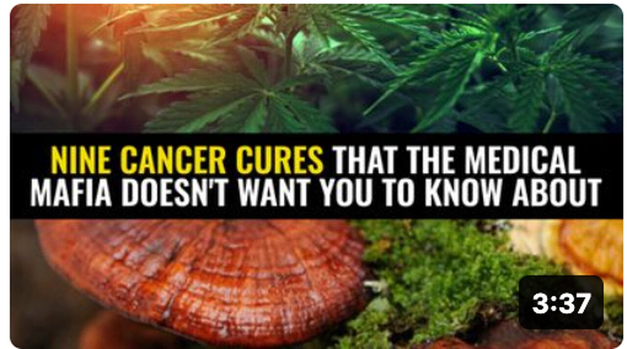 Nine cancer cures that the Medical Mafia doesn't want you to know about