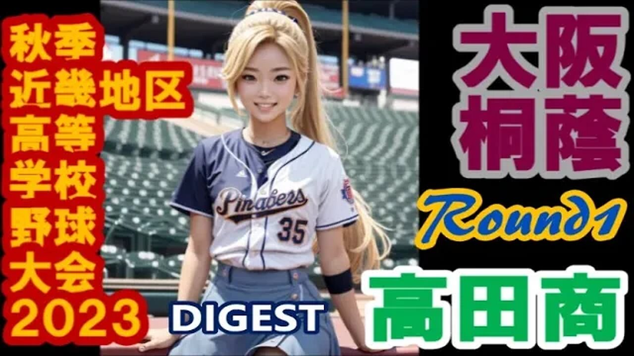 R1 大阪桐蔭vs高田商,DIGEST【2023年秋季近畿地区高等学校野球大会】