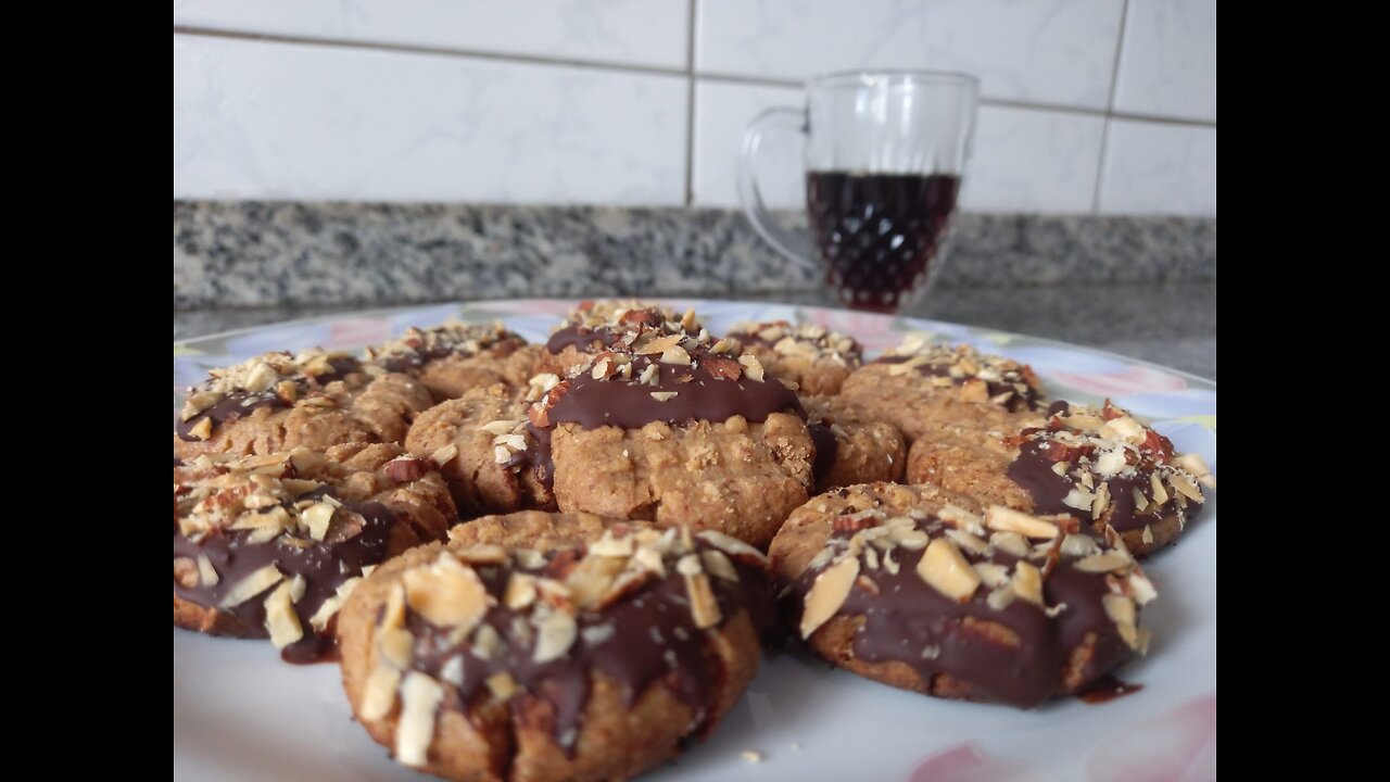 Biscoito FIT com apenas 3 ingredientes