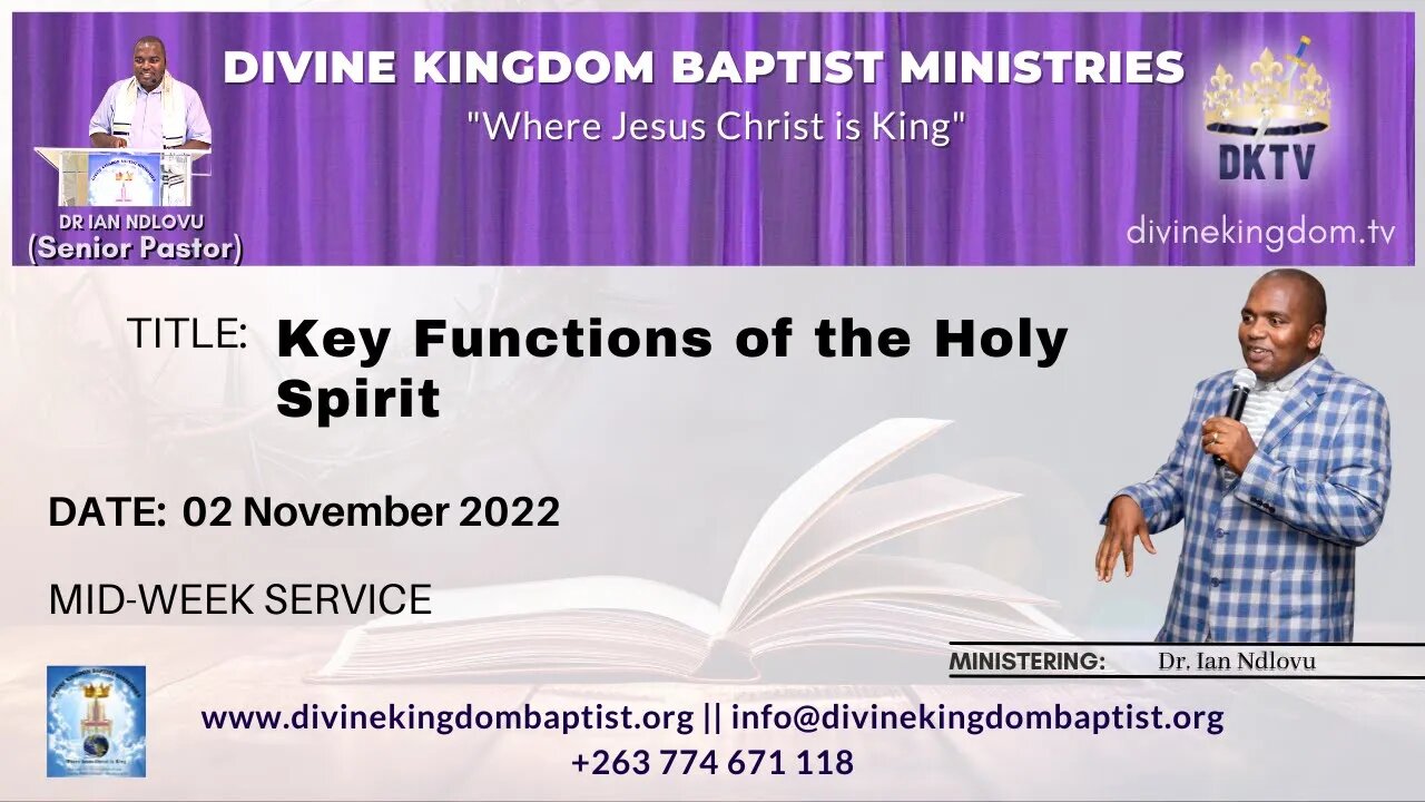 Key Functions of the Holy Spirit - Part 1 (11/02/22)