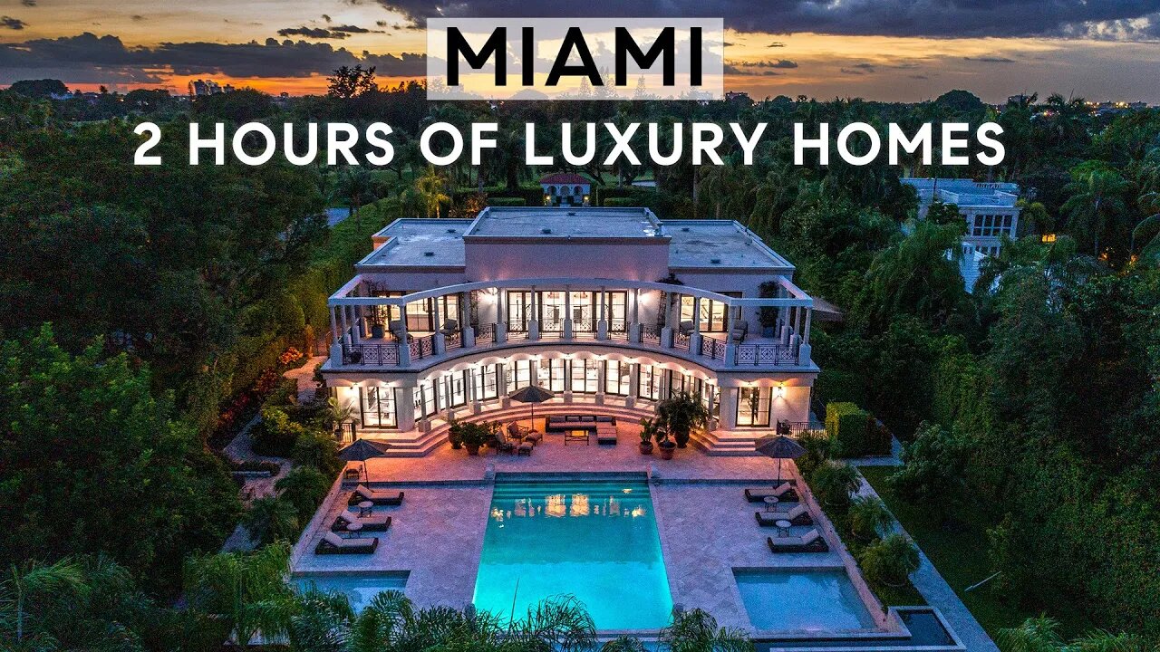 2 HOURS of the most Stunning homes in MIAMI