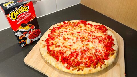 HOT HOT HOT! Hot Cheeto Mac and Cheese Pizza