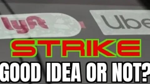 THINK before the UBER LYFT STRIKE! Your family's success depends on your intelligence.