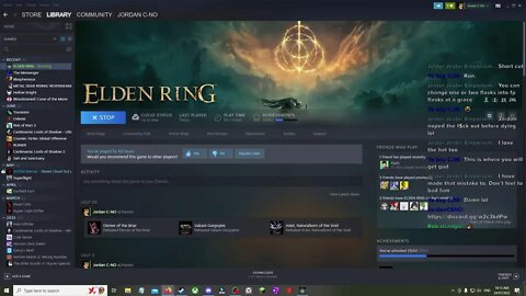 Messenger livestream 3/Elden Ring livestream 16