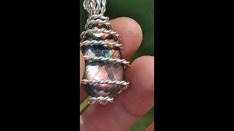 432hz Maaterah Apu- At Labradorite Tensor Coil Royal Cubit Amulet Energy Device