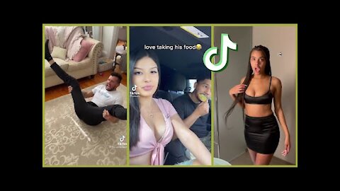 Did she really take his food ?!! 😜 Tiktok couple pranks