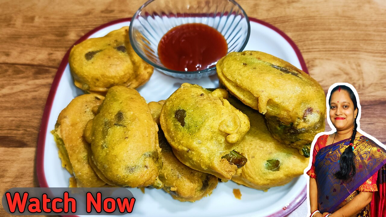 Mirchi Pakoda Recipe - मिर्ची पकोड़ा रेसिपी #pakoda