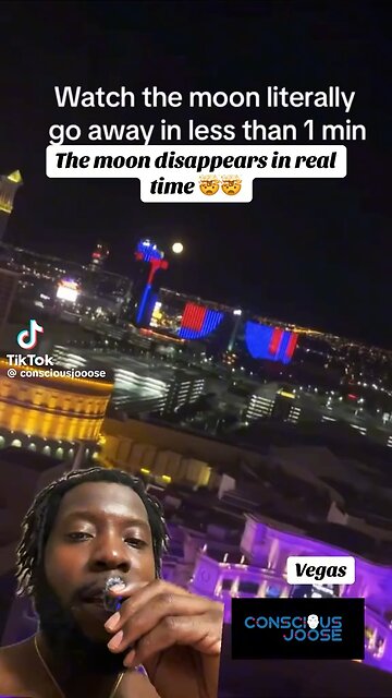 Moon Disappears Out Of Sight
