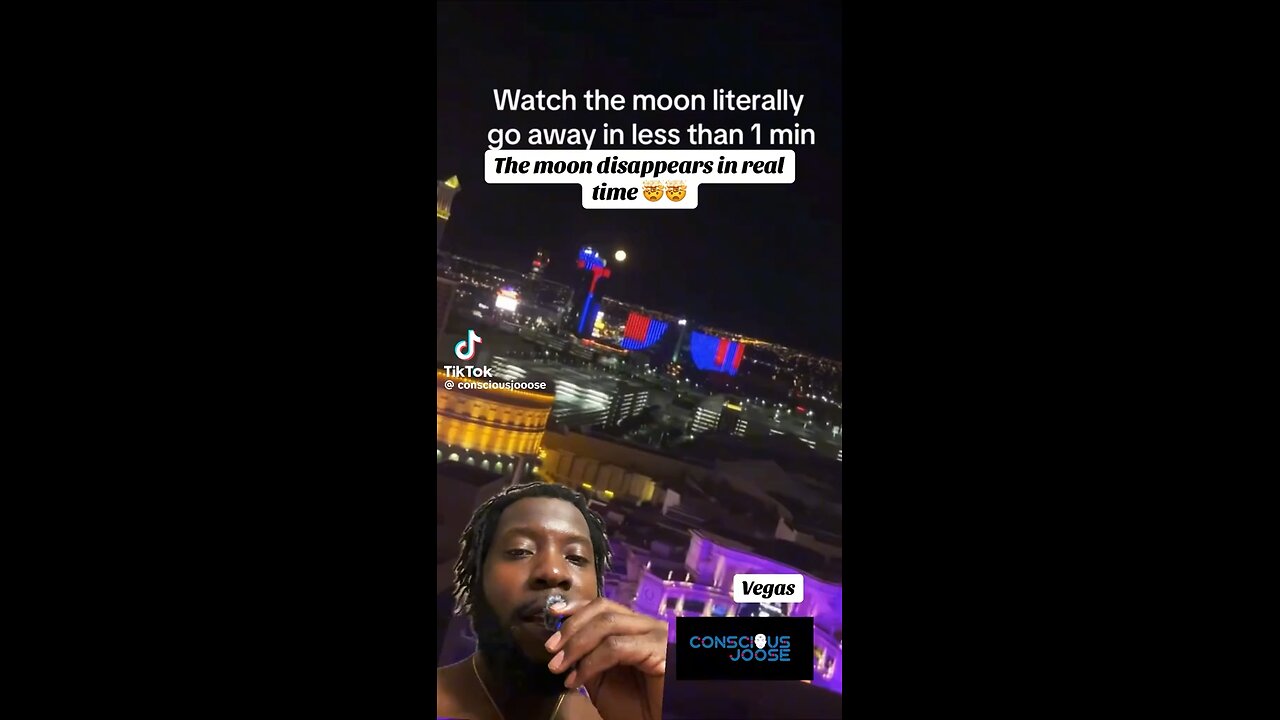 Moon Disappears Out Of Sight