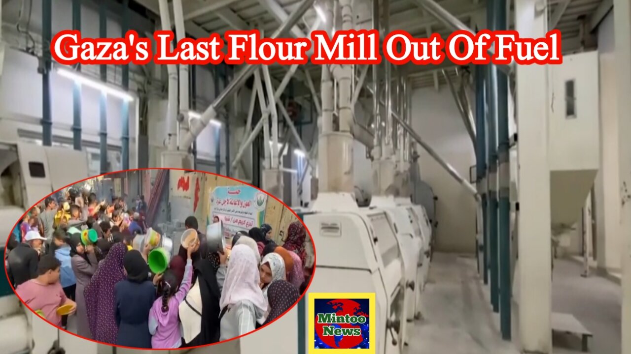 Gaza's last working flour mill is running out of fuel