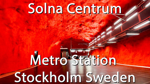 Solna Centrum Metro - Subway Station Stockholm Sweden 2024