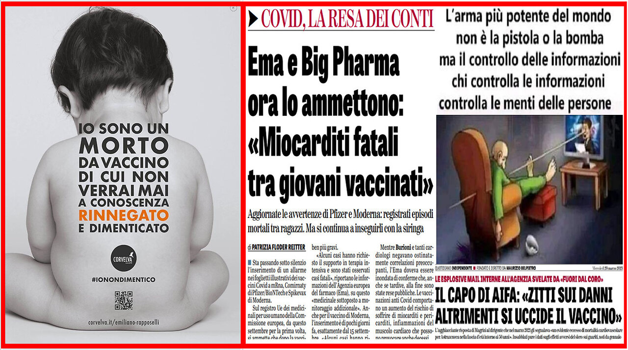 💉💀⚰️ RICONOSCIMENTO DELLA MORTE DI EVA A CAUSA DEL VACCINO 🙉🙈🙊...