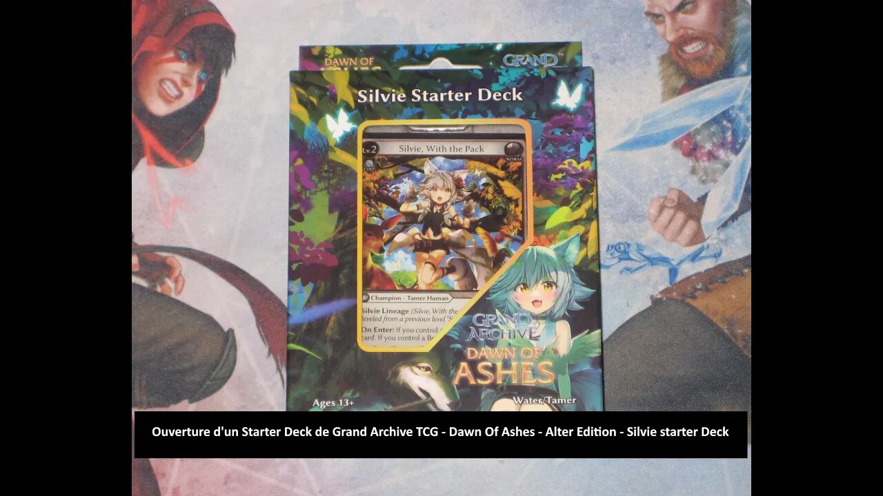 Ouverture d'un Starter Deck de Grand Archive TCG - Dawn Of Ashes - Alter Edition - Silvie starter