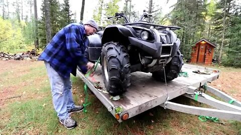 THE TENT Splitting wood Filling the wood bins Deer stands Backwoods Cabin