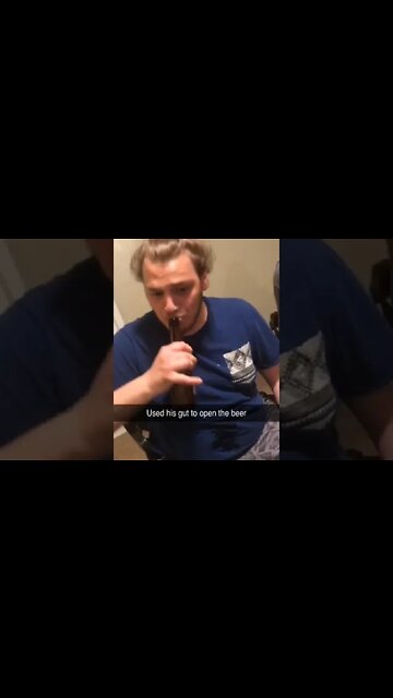 Opening A Beer Bottle With Guy Fail! #MegaFails #Shorts
