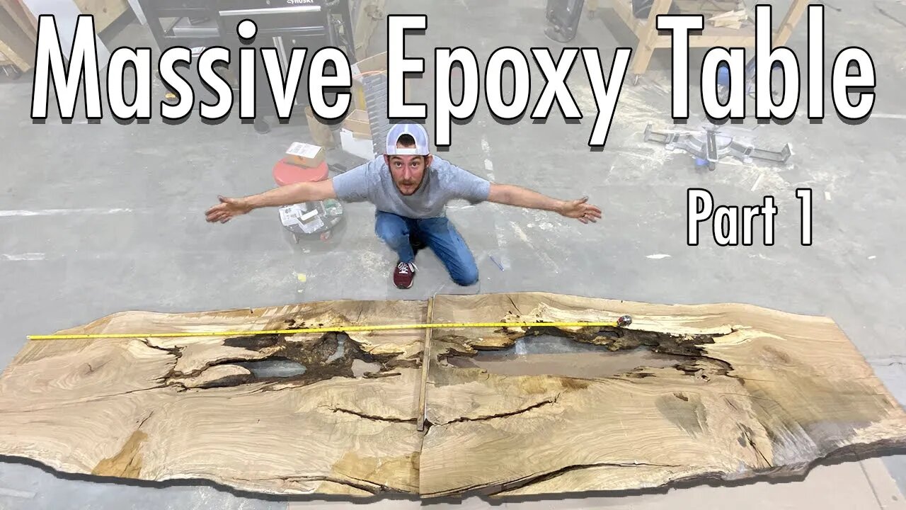 How to Make an Epoxy and Wood Dining Table Part 1