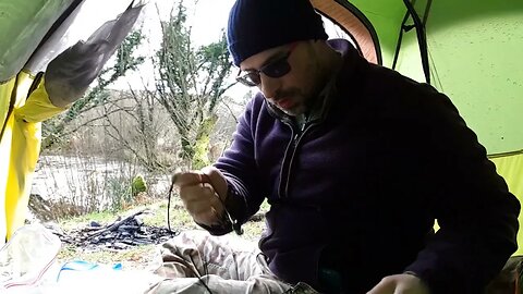 The rain has stopped. let's open up the tent 26th March 2023