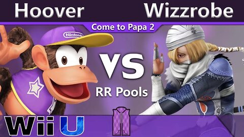 Hoover (Diddy Kong) vs. COG|Wizzrobe (Sheik) - Wii U RR Pools - CTP2