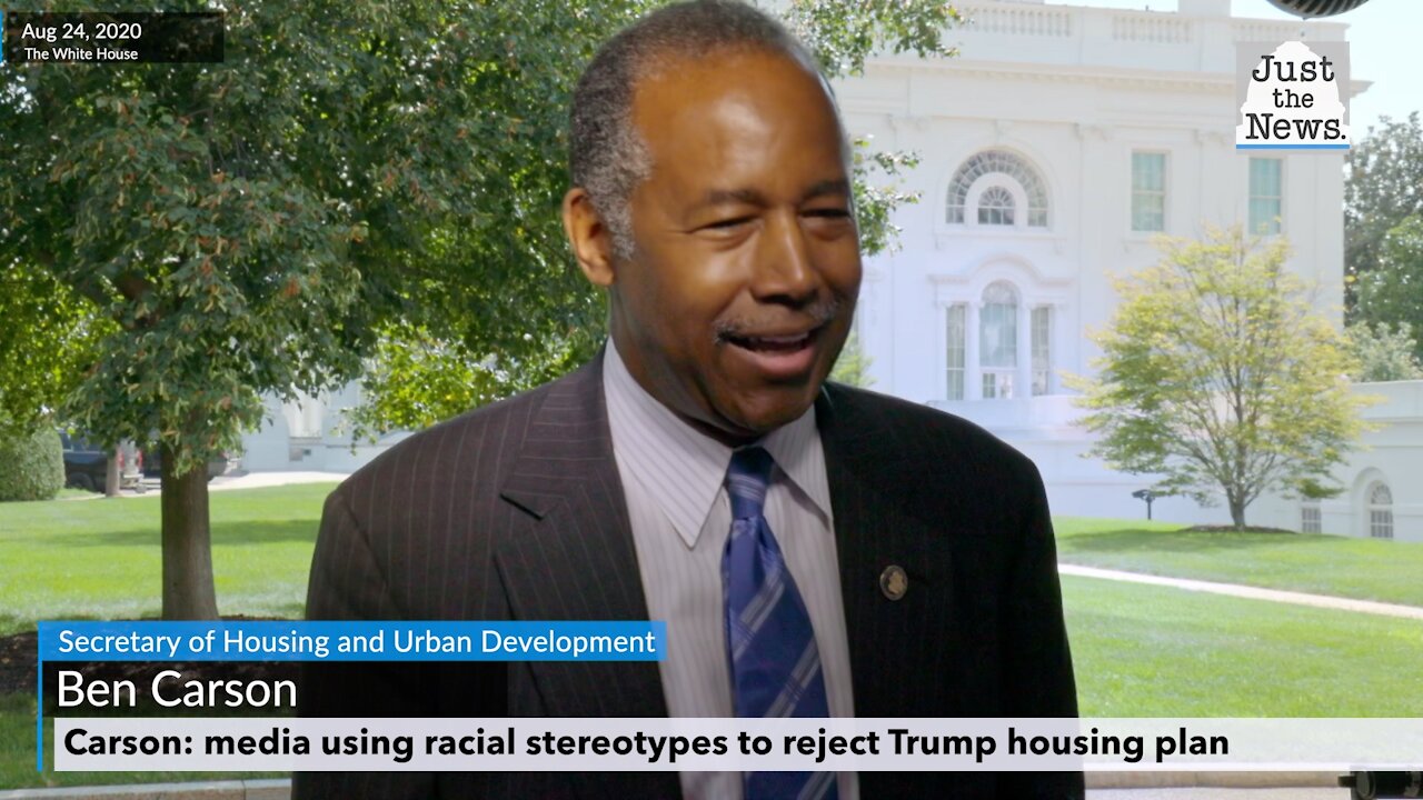 Carson: media using racial stereotypes to reject Trump housing plan