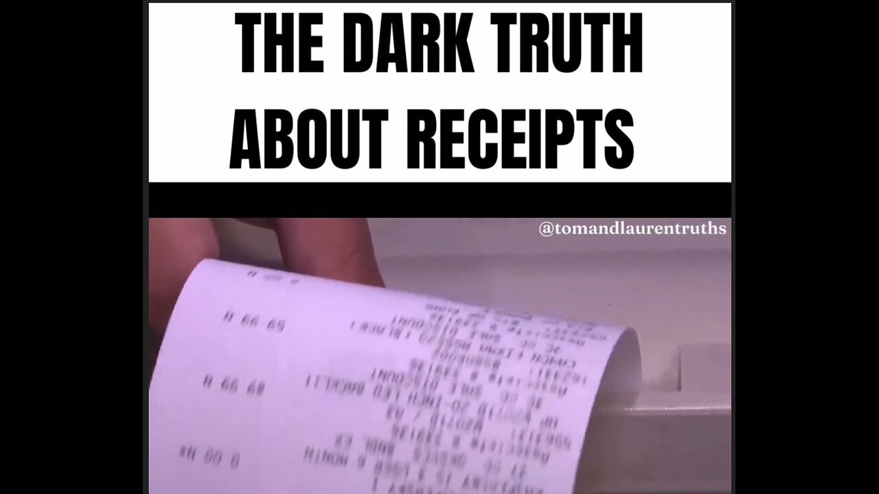 Thermal receipts are coated with toxic BPA to make you sick