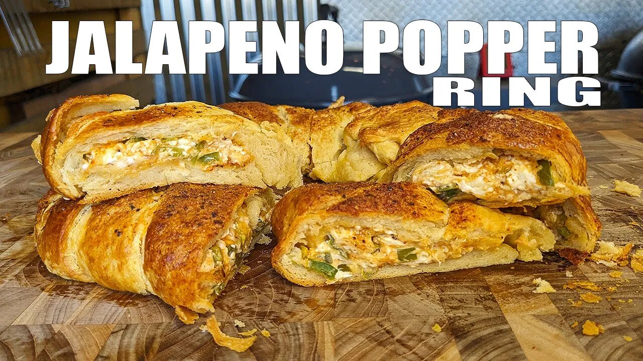 Crescent Roll Recipe on a Kettle Grill #neverendingpoppers