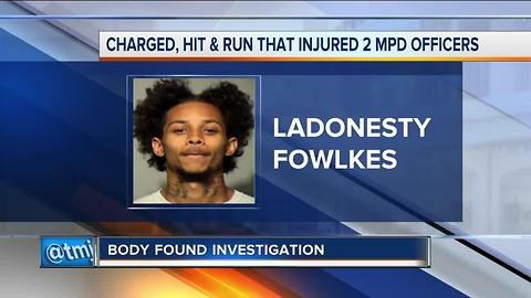 Milwaukee man charged with injuring two police officers in hit-and-run