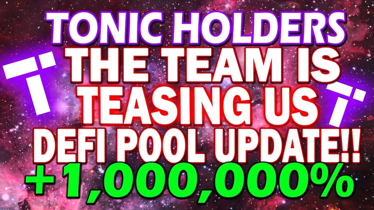 TECTONIC CRYPTO BREAKING NEWS!!🔥 TONIC COIN 400X RISE *URGENT UPDATE*