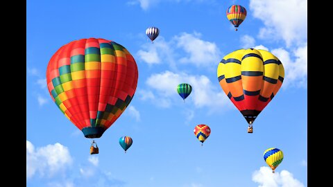 Amazing Hot Balloon Rides Over Beautiful Place and Cappadocia, Turkey