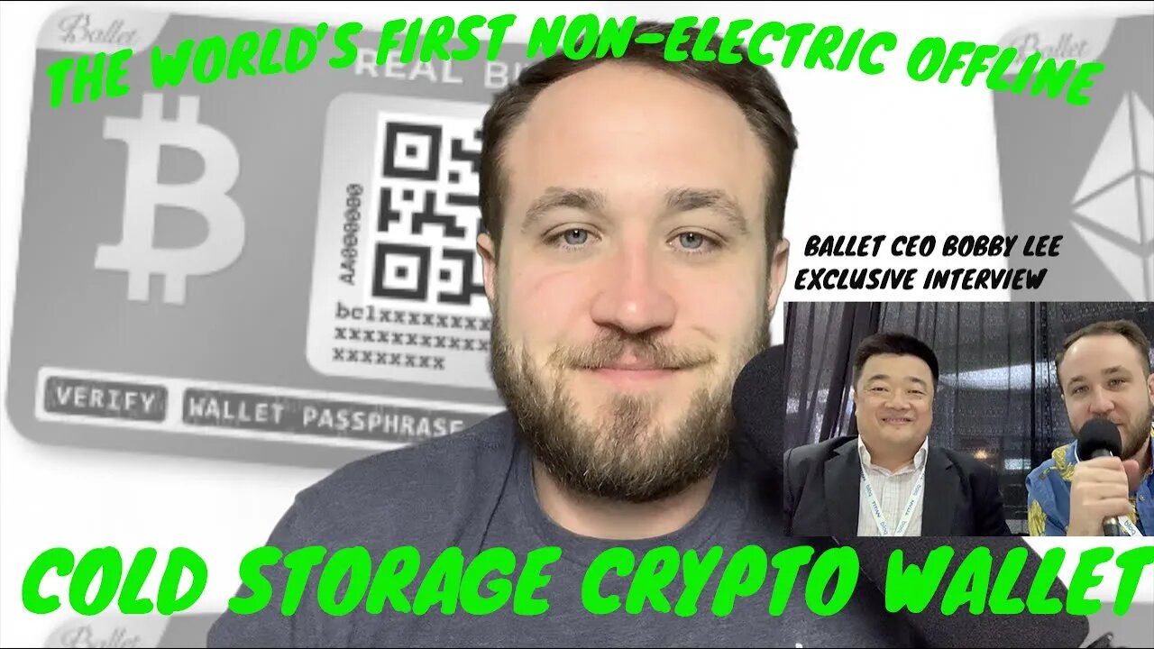 Interview with Bobby Lee CEO of Ballet The First Non-Electronic Offline Cold Storage Crypto Wallet