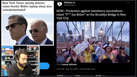 NYT Pulls Cover For Hunter Story After A MASSIVE PROTEST In NYC Chants 'F- Joe Biden!'