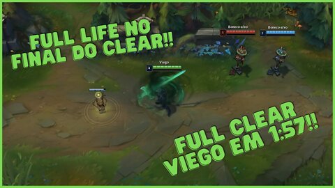 VIEGO - 3:28 FULL CLEAR JUNGLE / FULL LIFE NO FIM DO CLEAR?