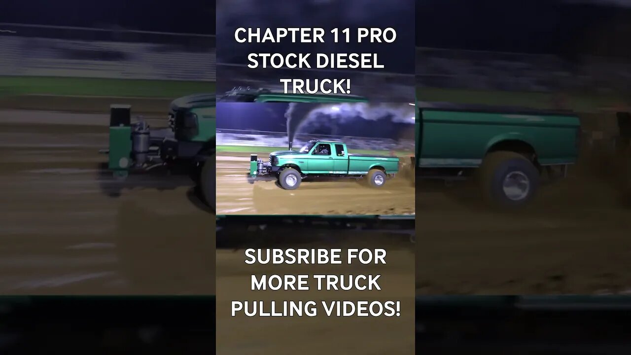 Chapter 11 Pro Stock Diesel 4x4 Pulling Truck #truck #motorsport #truckpulls #truckpull