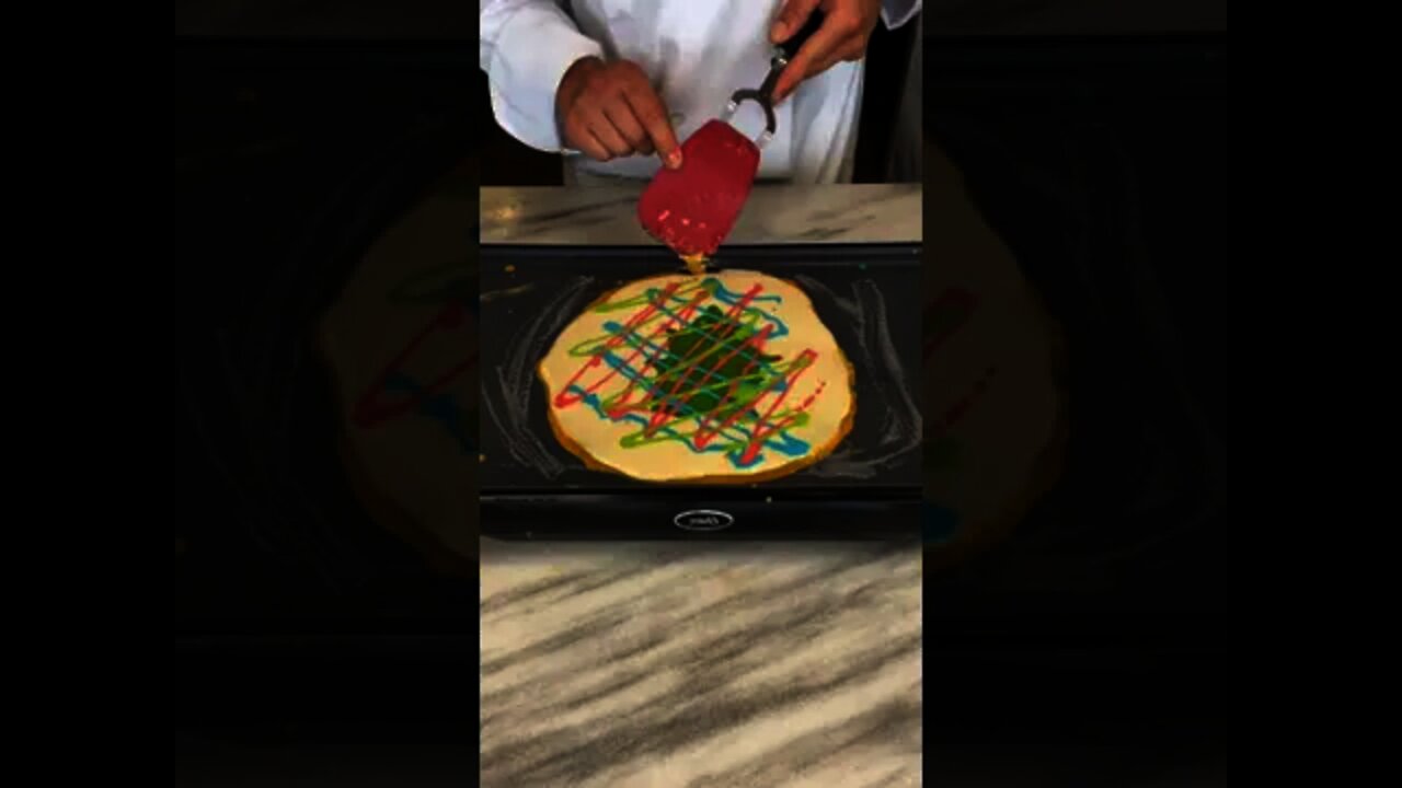 When he FLIPS it INCREDIBLE pancake ART!