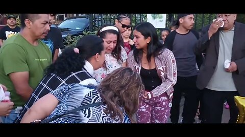 #johnathanmartinez Johnathan Martinez Vigil at 100th st & McIntosh QNS NY hosted by Jessica Ramos