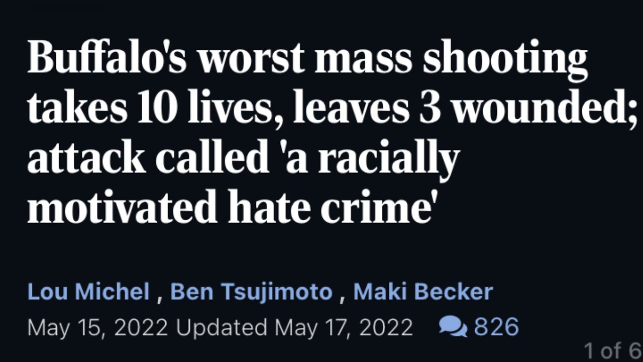 Buffalo massacre those white America protest for target blacks