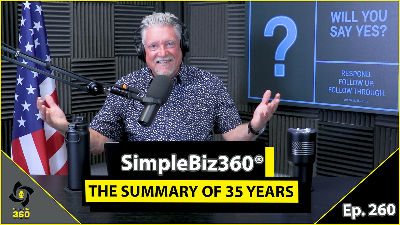 SimpleBiz360 Podcast - Episode #260: THE SUMMARY OF 35 YEARS
